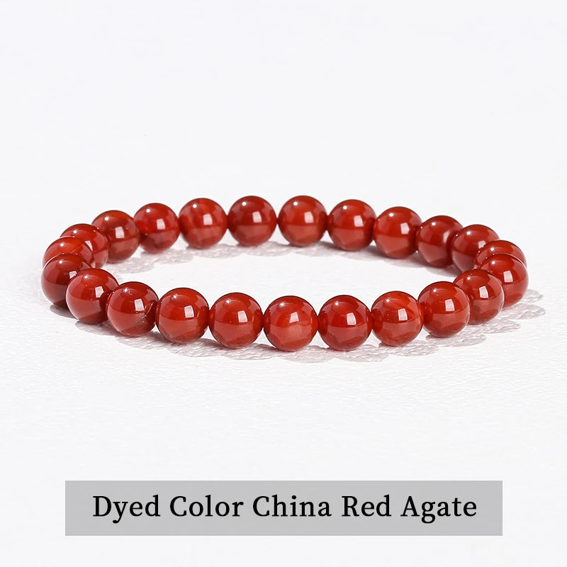 Bracelet Agate Rouge de Chine