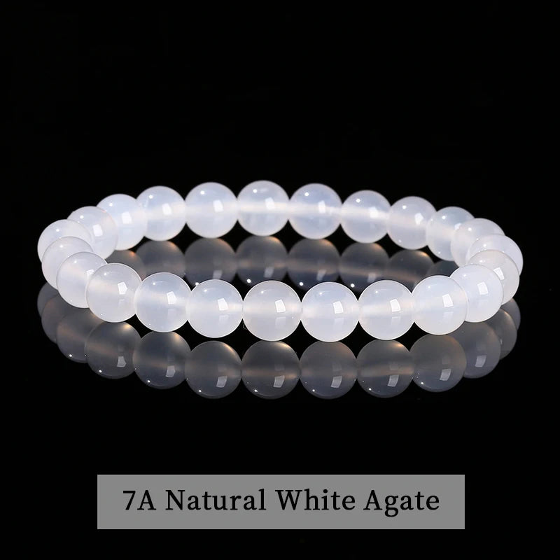 Bracelet Agate Blanche