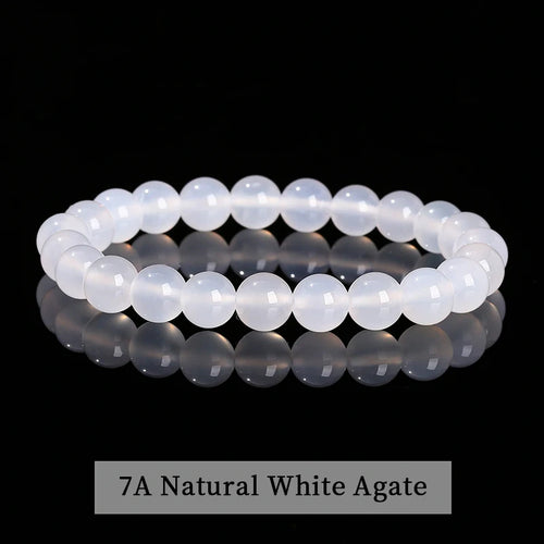 Bracelet Agate Blanche