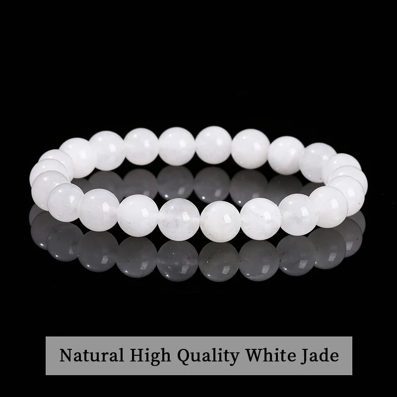 Bracelet Jade Blanc