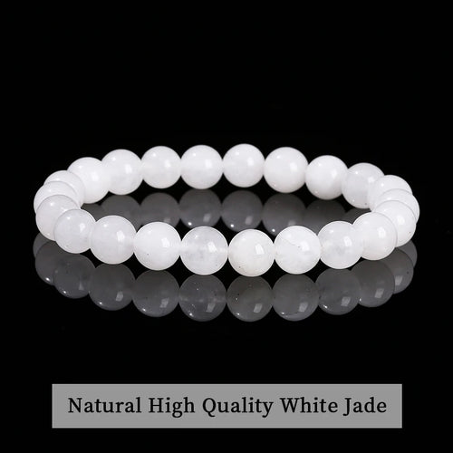 Bracelet Jade Blanc