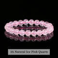 Bracelet Quartz Rose Glacé
