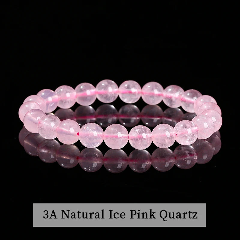 Bracelet Quartz Rose Glacé