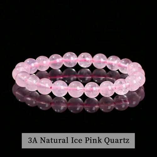 Bracelet Quartz Rose Glacé