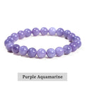 Bracelet Aigue-Marine Violette