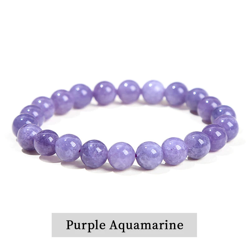 Bracelet Aigue-Marine Violette
