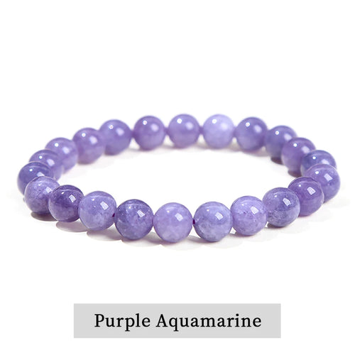 Bracelet Aigue-Marine Violette