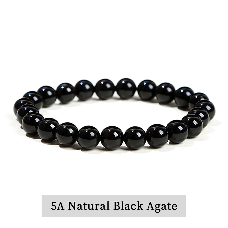 Bracelet Agate Noire